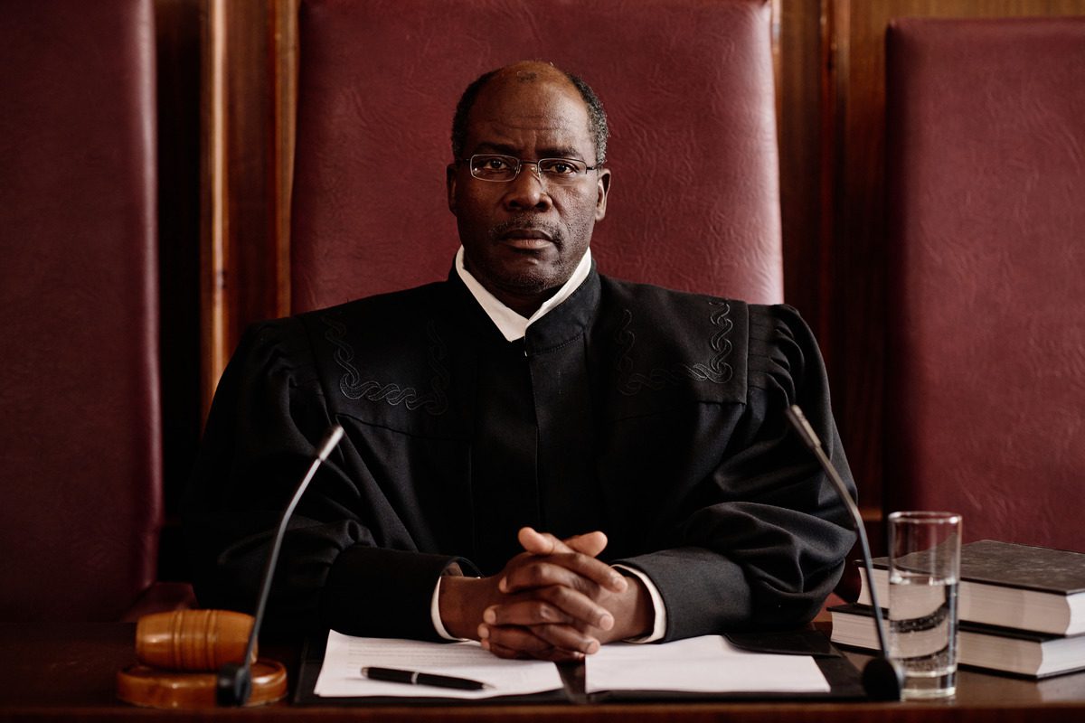 A portrait of a judge