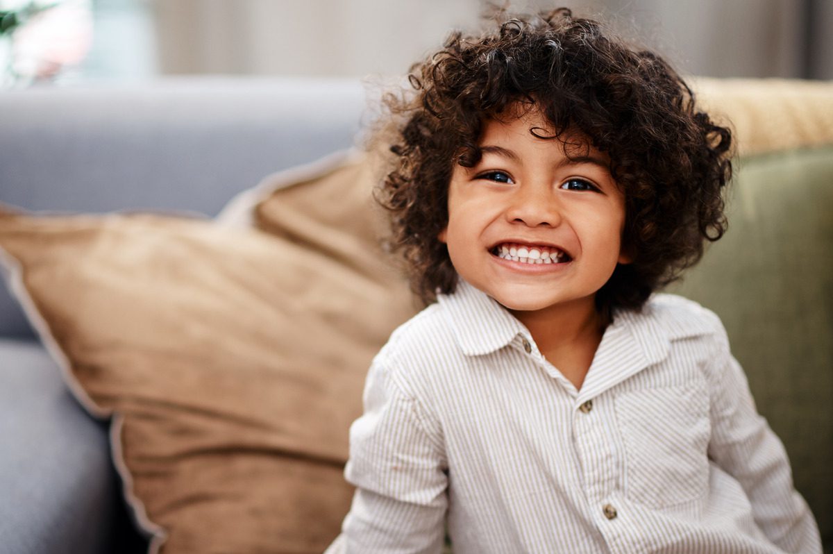 A smiling child